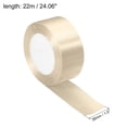thumbnail image 2 of Unique Bargains 1.5 Inch Wide 24 Yards Satin Ribbon, Double Face Solid Crafts Roll for Party Home DIY Wrapping Decoration, Beige, 2 of 6