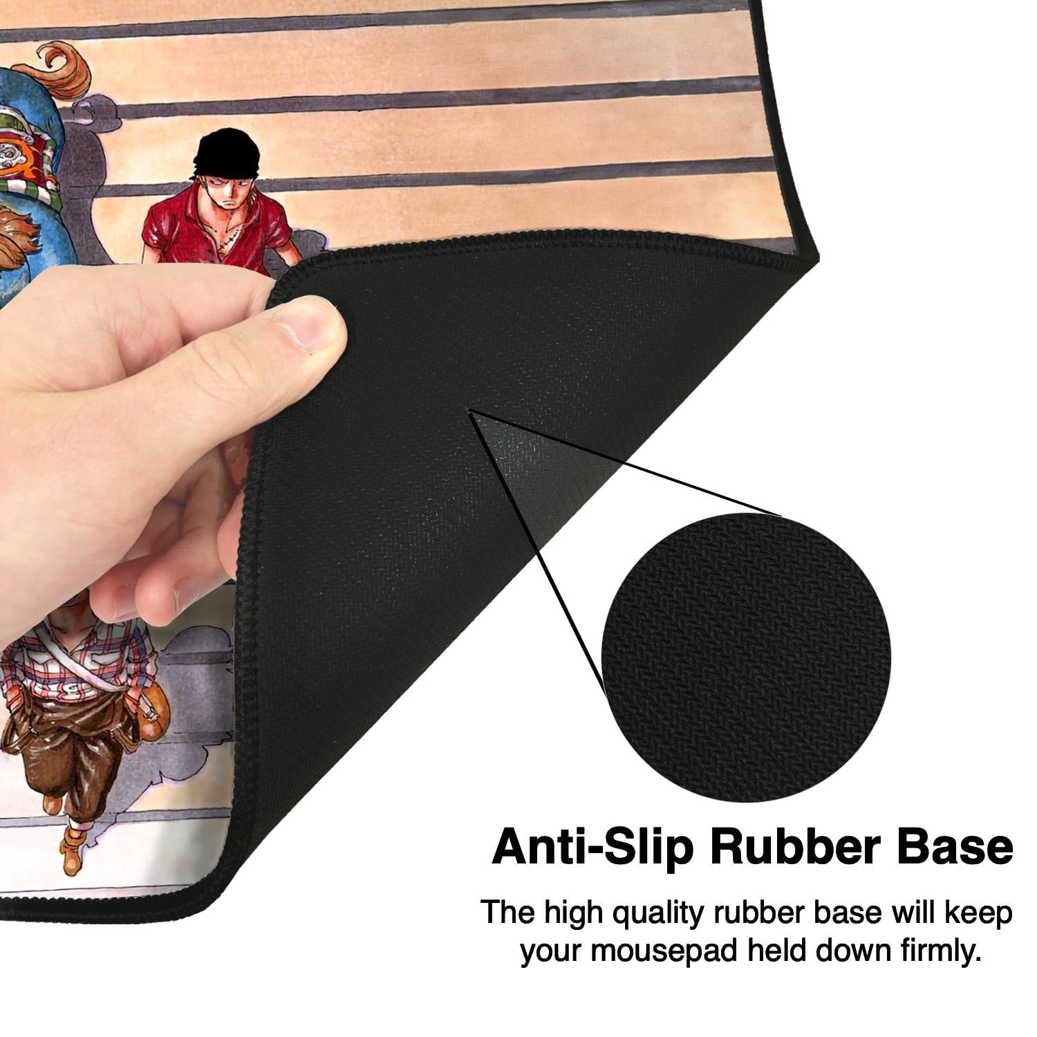 One Piece Mousepad, Large Desk Mat with Anti-Slip Base, Gaming & Office Accessory