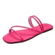 thumbnail image 2 of Sandalias planas de dos usos con tiras cruzadas de moda Wmkox8yii ytu10647, 2 of 4