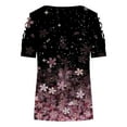 thumbnail image 3 of Pntutb Ladies Clothes,Womens Funny Print Loose Fit Tee Blouses Print O-Neck Shirt, 3 of 6