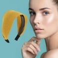 thumbnail image 2 of Unique Bargains 1 Pc Large Wide-side Headband 6.5"x4.33" Yellow, 2 of 6