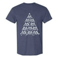 thumbnail image 4 of Mens Christmas T Shirts Short Sleeve Funny Graphic Pajamas Tee Crew Neck Casual 2025 Fashion Family Xmas Gift Mens Shirts Navy M, 4 of 5