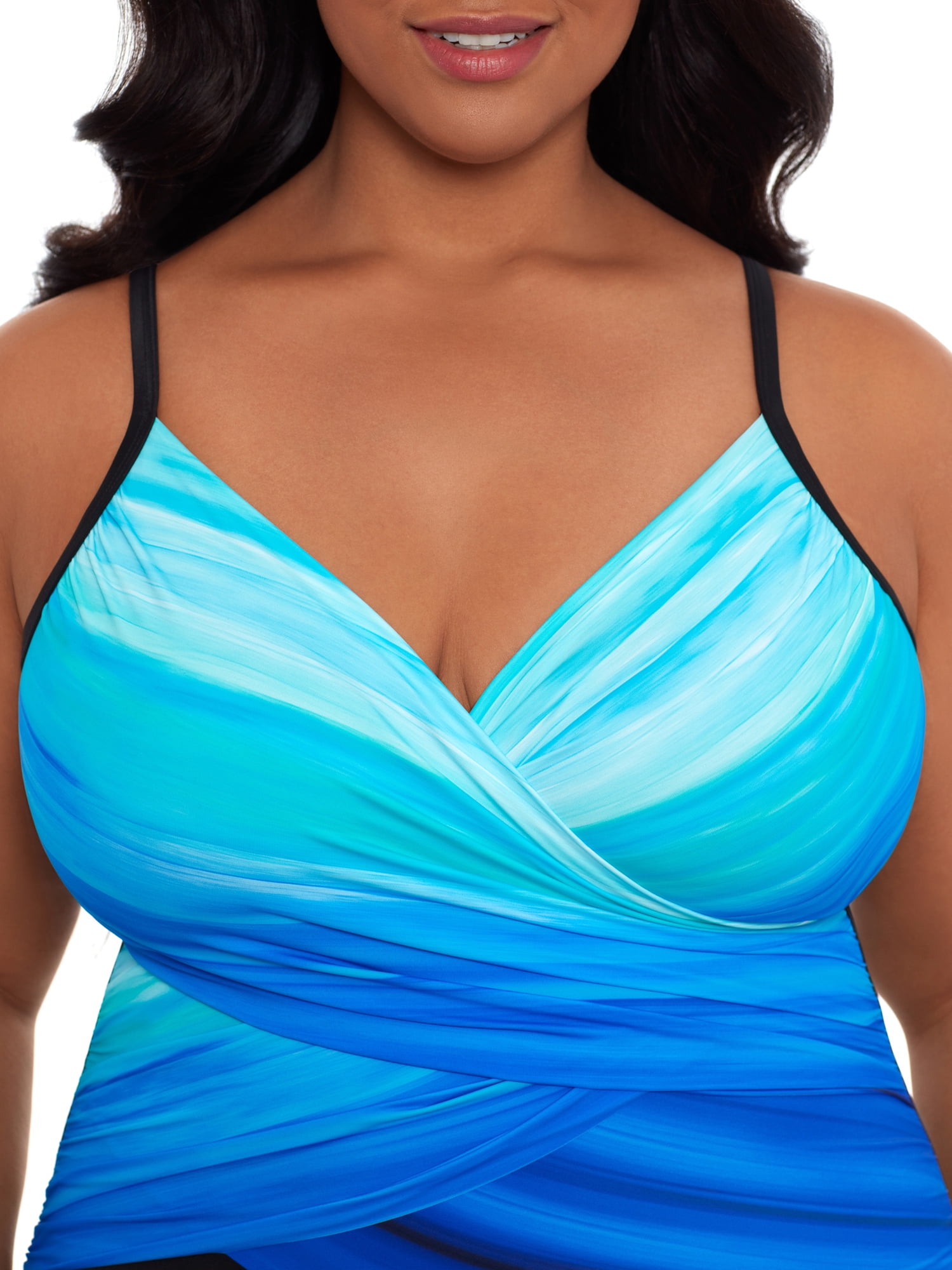 Embrace Your Curves™ by Miracle Brands® Women's and Plus Janelle One Piece  Swimsuit 