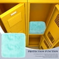 thumbnail image 7 of MODANU 2Pcs School Locker Rugs, 12'' x 12'' Square Soft Fluffy Lockers Carpet Locker Decorations for Girls Back to School Stuff, Tabletop Photography, Jewelry, Nail Art, Home Decor(White), 7 of 7