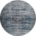 thumbnail image 1 of Ahgly Company Indoor Round Traditional Dark Gray Persian Area Rugs, 3' Round, 1 of 6