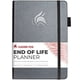 thumbnail image 1 of Planificador de fin de vida Clever Fox Cuaderno de arreglos finales Tapa dura tamaño A5 plata y negro, 1 of 3