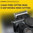 thumbnail image 4 of KEMEI KM1867pro KM1868 Profession Barber Clipper Kit Wireless Charge Dock 2500mAh 9000RPM Hair Trimmer Pack with Safe Code Locks, 4 of 7