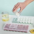thumbnail image 4 of Riguas Ice Cube Tray BPA Free Flexible 24 Cavity Easy Release Ice Storage Box for Home, 4 of 8