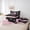 Black Pink A, variant on Erosebridal Kid Cute Ribbon Twin Bedding Sets 7-Piece, Initial L Letter Bedding Comforter Set, Pink Reversible