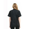 thumbnail image 4 of Toptie Women's Chef Coat With Pockets Short Sleeve Chef Jacket, 4 of 7