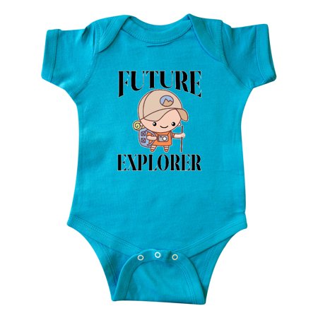 

Inktastic Hiking Backpacking Future Explorer Gift Baby Boy Bodysuit