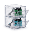 thumbnail image 1 of Caja de Acrílico de Zapatos con Imán para Cierre Automático  para  Shoes Sneakers Botas Gorras Zapatos, 1 of 6