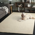 thumbnail image 3 of SAFAVIEH Natural Fiber Corine Solid Area Rug, Ivory, 6' x 9', 3 of 11