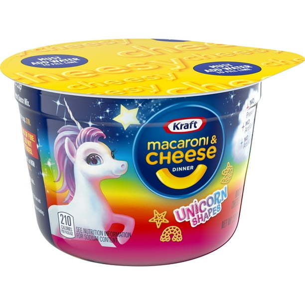 Kraft Kraft Easy Mac Unicorn Shapes Macaroni and Cheese , 1.9 oz. Cup