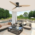 thumbnail image 7 of 56"Flush Mount Ceiling Fan with Light and Remote Modern Ceiling Fan 6-Speed Reversible DC Motor Bedroom Ceiling Fan, 7 of 7