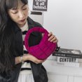 thumbnail image 3 of Bolsos de hombro acolchados para mujer Cloud Mini Bag Bolso Cross Bag Tote (Rose Red), 3 of 6