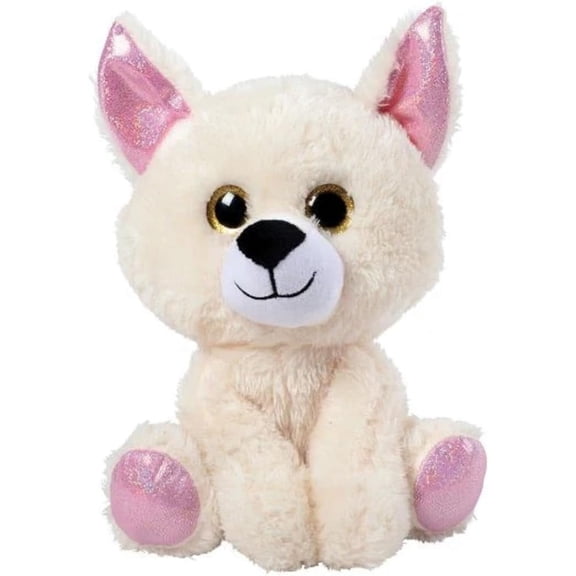 Glitter Sparkly Eyes Plush Toys (9") Chihuahua Dog Soft Plush Cuddly Pillow Stuffed Animal
