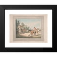 thumbnail image 2 of Samuel Howitt 14x11 Black Modern Framed Museum Art Print Titled - Going Out of Kennel (1802), 2 of 5