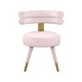 thumbnail image 6 of Meridian Furniture Fitzroy Pink Velvet Dining Chair (Set of 2), 6 of 6