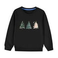 thumbnail image 2 of Odeerbi Toddler Girls Cotton Crewneck Sweatshirts Fall Winter Pullover Sweatshirt Fall Winter Heart Print Long Sleeve Sweater Top Toddler Clothes Black, 2 of 5