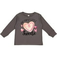 thumbnail image 3 of Inktastic Pop Pop's Little Sweetie with Pink Heart Cookie Boys or Girls Long Sleeve Toddler T-Shirt, 3 of 5