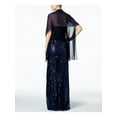 thumbnail image 2 of VINCE CAMUTO Womens Navy Sequin Blouson G  Strapless Full Length Blouson Dress 4, 2 of 2