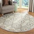 thumbnail image 2 of SAFAVIEH Chelsea Odetta Floral Wool Area Rug, Sage/Ivory, 3'9" x 5'9", 2 of 7