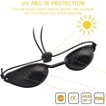 thumbnail image 1 of Gafas de protección UV, 3 piezas de gafas de bronceado adecuadas para tratamiento de luz LED UV IPL con láser de belleza, gafas protectoras negras adecuadas para clínica de belleza ZefeiWu 8390615458955, 1 of 1