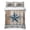 Blue, variant on King Quilt Set 96''x106'', Texas Star Rustic Lightweight Bedspread Coverlet Set with 2 Pillow Shams, Country Blue Berry Brown Wooden Plank Breathable All Season Quilt Bedding for Bedroom/Guest Room