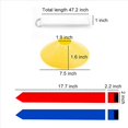 thumbnail image 4 of Juego de FúTbol de Bandera: 28 Cinturones con 84 (42 Rojas y 42 Azules), 8 Conos, Cinturones de FúTbol de Bandera Juvenil para Adultos., 4 of 5