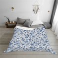 thumbnail image 6 of KLL Rabbit And Butterfly Print Fleece Throw Blanket, Horizontal Fleece Bedding Cute Soft Blankets Comfy Fleece Flannel Plush Home Decor for Couch & Bed -50"x40", 6 of 9