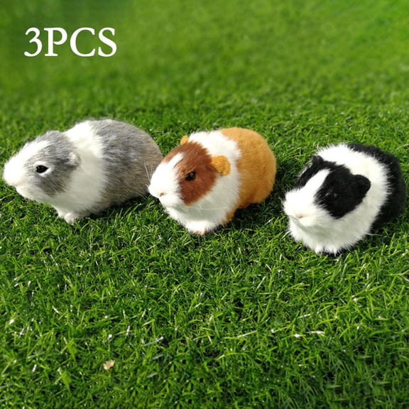 Simulation Fur Guinea Pig Plush Doll - Adorable and Lightweight for Kids