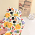 thumbnail image 2 of Florals Phone Case Compatible with iPhone 11 Pro Max, Flowers Soft TPU Flexible Silicone Case, Full Body Screen Camera Protective Cover, Shockproof, Anti-Scratch, Slim Phone Case, 2 of 4