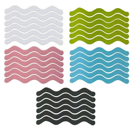

30pcs Removable Colorful Self-adhesive Non-slip Tapes Practical Toilet Supplies