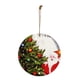 thumbnail image 1 of Adornos navideños Tarjeta colgante de madera de Navidad Decoración de árbol de Navidad de madera de doble cara Wmkox8yii  gf9123, 1 of 8