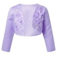 thumbnail image 1 of DPOIS Kids Girls Open Front Beaded Wedding Flower Shurg Bolero Cardigan Princess Dress Coat, 1 of 7