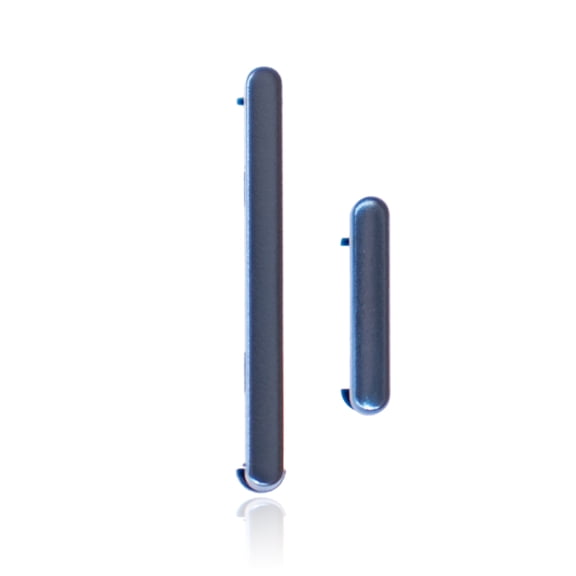 Replacement Hard Buttons (Power / Volume) Compatible For Motorola Moto G50 5G (XT2149-1 / 2021) (Steel Blue)