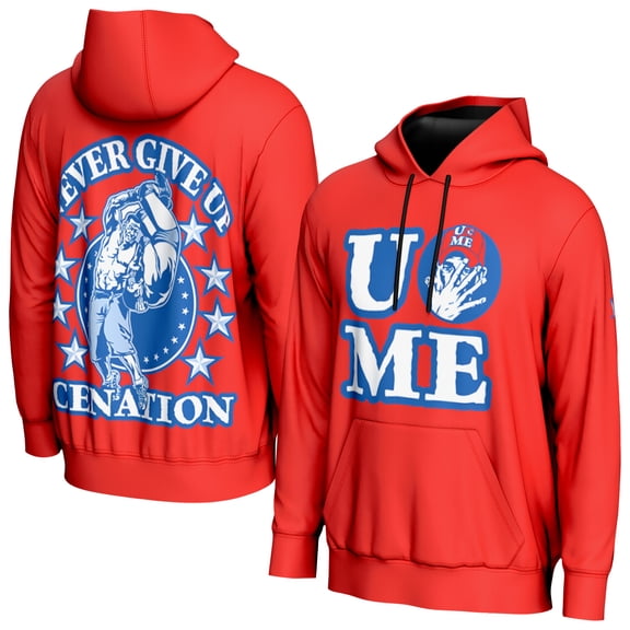 Men's ProSphere Red John Cena Retro Hoodie