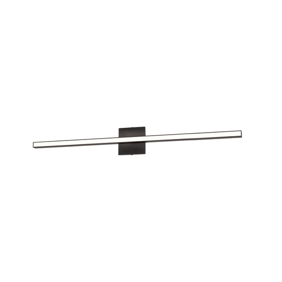 Dainolite  Arandel Vanity Light - 24W LED - Matte Black - White Acrylic Diffuser