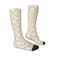 thumbnail image 3 of Picia Women Crew Soft Moisture-wicking Socks Cute Rabbit Pattern Design Cotton Socks, One Size fit All, 3 of 9