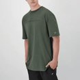 thumbnail image 3 of Champion OLIVE Men's Classic Logo Crewneck Short-Sleeve T-Shirt, US Large, 3 of 4