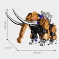 thumbnail image 3 of Juguete de dinosaurio mecánico eléctrico Building Blocks para niños, 3 of 5