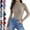 07# Khaki, variant on Women Turtleneck Shirt Long Sleeve Layer Tops Basic Ribbed Tees Soft Stretch Thermal Undershirts Lightweight Blouse，Navy M