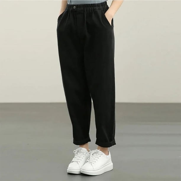 Pantalones de pierna ancha de verano, pantalones ajustados con drapeado, pantalones casuales holgados con hebilla de talla grande para primavera y otoño para niños