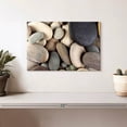 thumbnail image 2 of Elephant Stock Brown Pebbles Wall Art - Horizontal Canvas Wall Art - Bathroom Wall Decor - Wellness Canvas - Brown And Beige Decor By Photoinc Studio - 12" x 8", 2 of 8