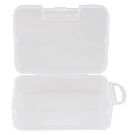Unique Bargains Clear Plastic Jewelry Cuboid Case Box Holder Container 9cm x 6.5cm x 3cm