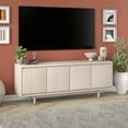 thumbnail image 2 of Aelin Rectangular TV Stand for TV's up to 75" in Alder White, 2 of 9