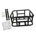 thumbnail image 2 of Rear Rack Bike Basket Basket Adult Metal Luggage Rack Carrying Pets Carrier Bike Rack for Adult Bike Shopping Luggage No Waterproof Cover, 2 of 8