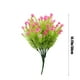 thumbnail image 3 of Flores de lirios artificiales - Ramo de lirios falsos de plástico verde de 35 cm para decoraciones navideñas exteriores en el jardín doméstico, 3 of 6