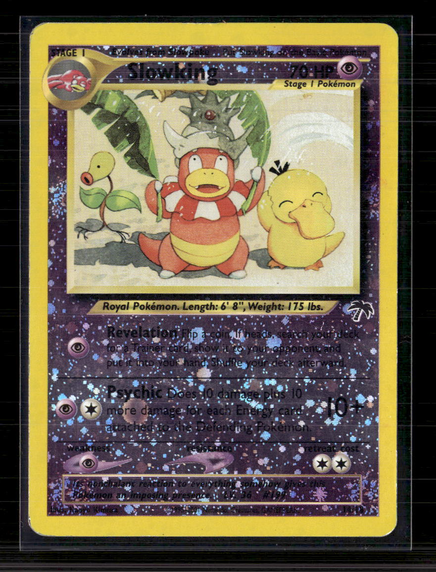 2002 Neo Destiny Slowking Reverse Holo Rare #14/105